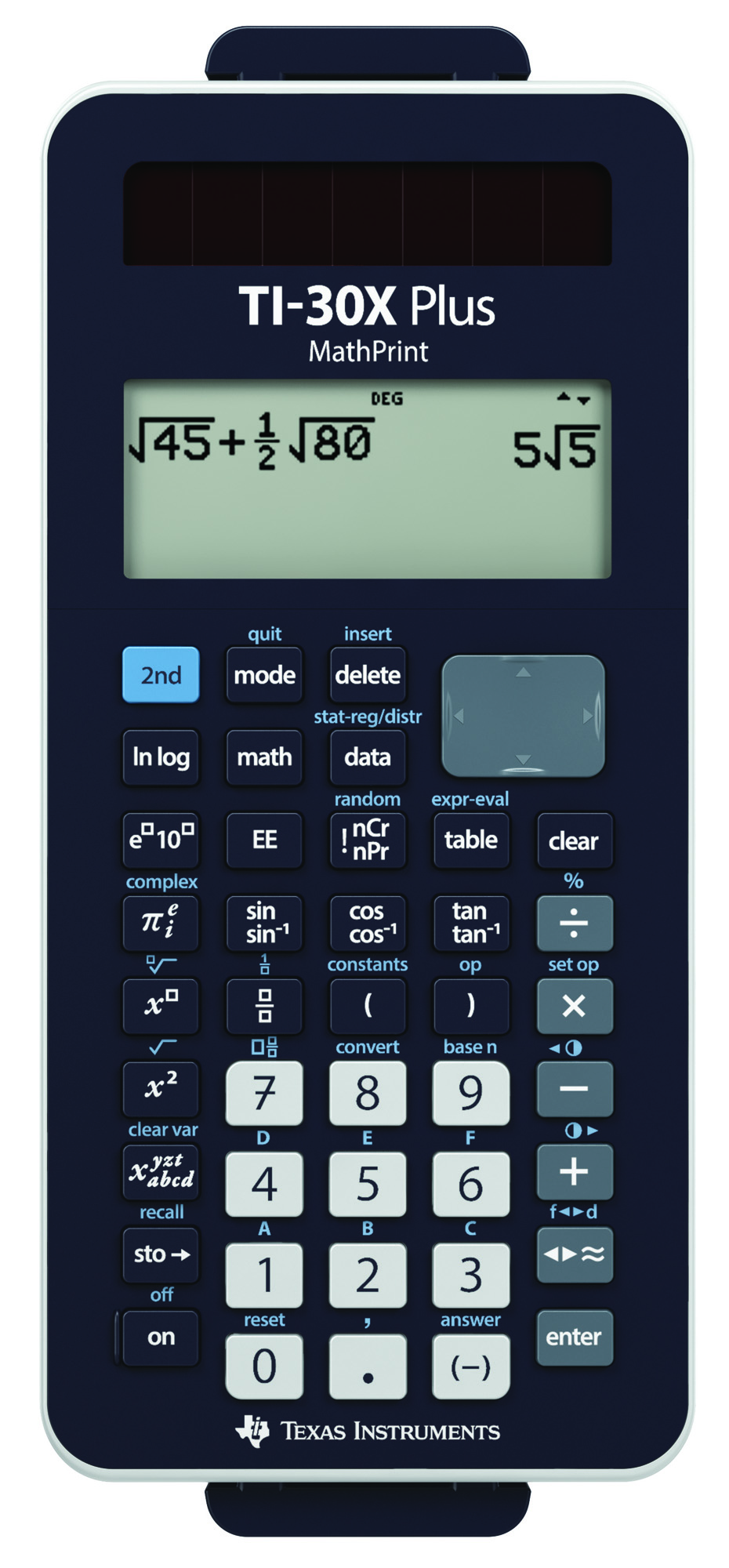 Texas Instruments - TI-30X Plus MathPrint Schultaschenrechner Texas Instruments - TI-30X Plus MathPrint Schultaschenrechner