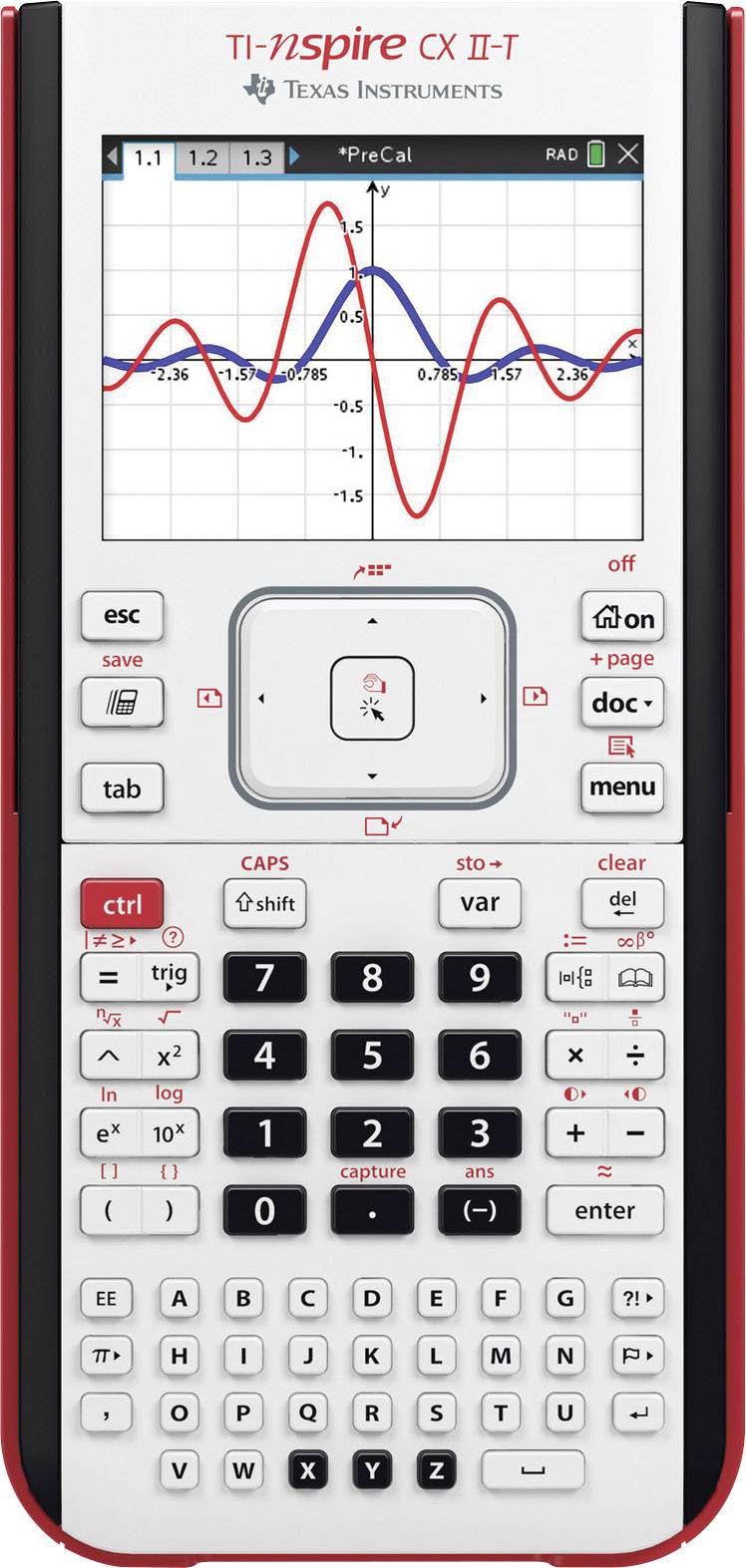 Texas Instruments - TI-Nspire CX II-T Grafiktaschenrechner Texas Instruments - TI-Nspire CX II-T Grafiktaschenrechner