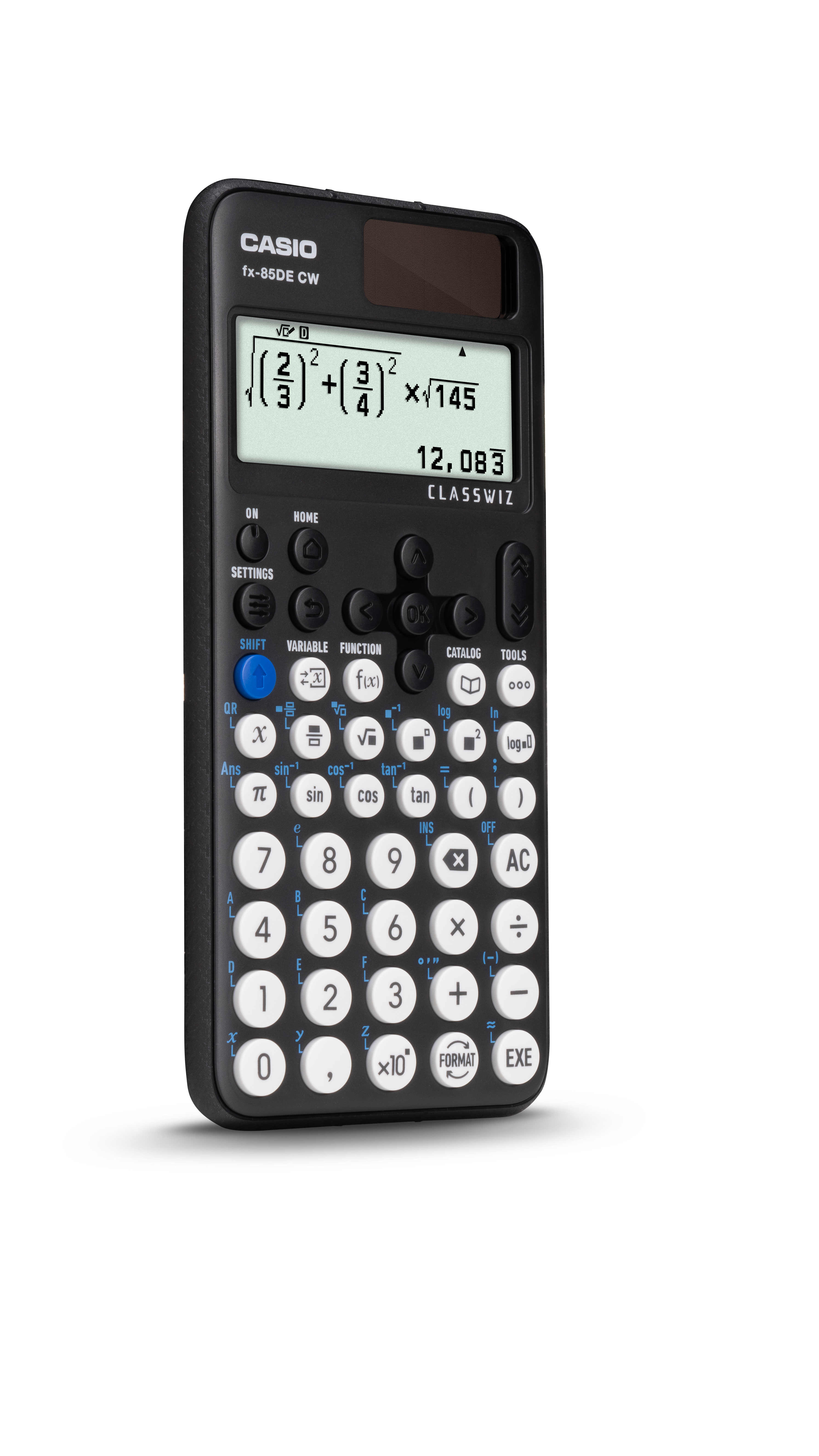 Casio FX-85DE CW  technisch-wissenschaftlicher Schultaschenrechner