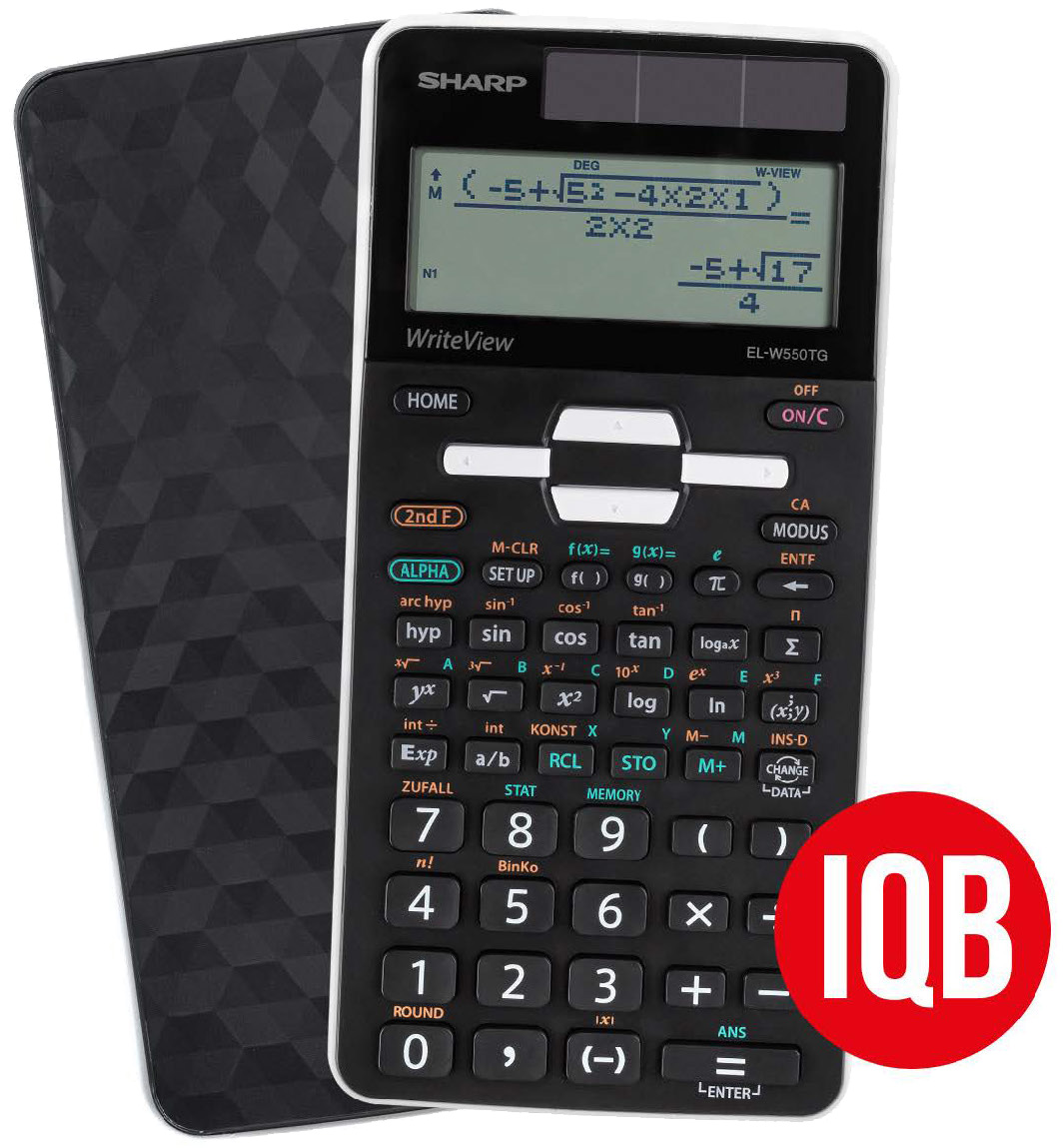 Sharp EL-W550 TG Schultaschenrechner IQB Abitur 2030 Sharp EL-W550 TG Schultaschenrechner IQB Abitur 2030