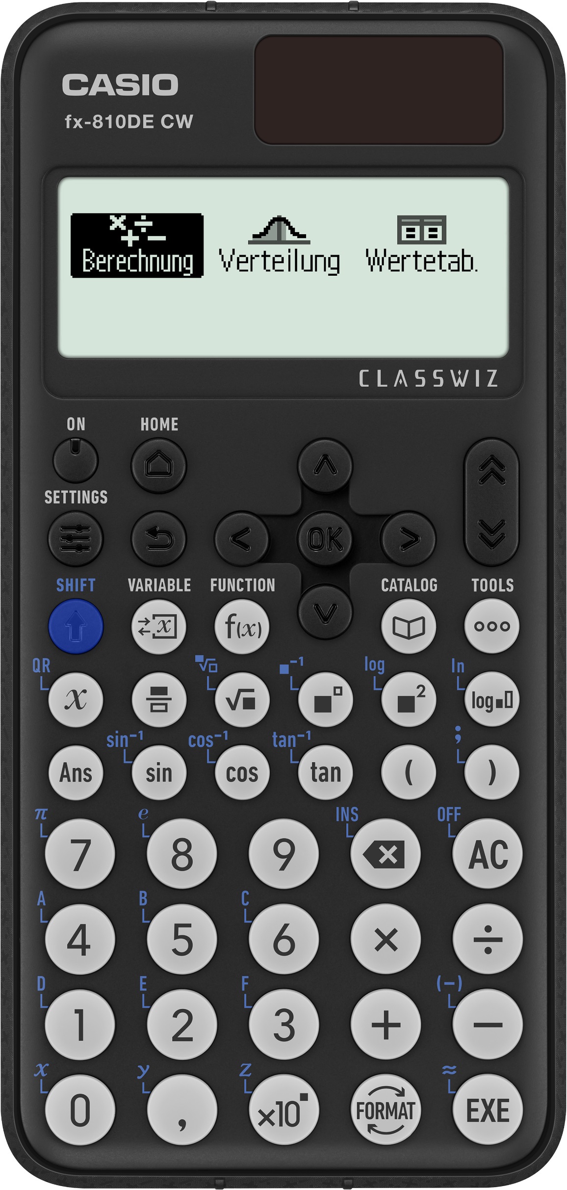 Casio FX-810DE CW IQB Abitur 2030 technisch-wissenschaftlicher Schultaschenrechner