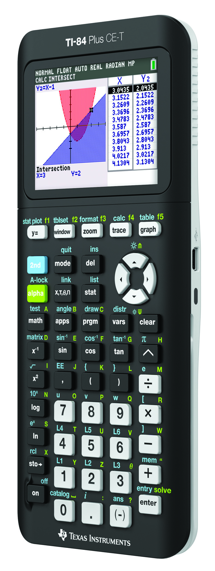 Texas Instruments - TI-84 Plus CE T Python Edition Grafiktaschenrechner Texas Instruments - TI-84 Plus CE T Python Edition Grafiktaschenrechner