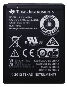 Texas Instruments - TI-Nspire Akku (N2BT/BKT/B) ohne Kabel Texas Instruments - TI-Nspire Akku (N2BT/BKT/B) ohne Kabel