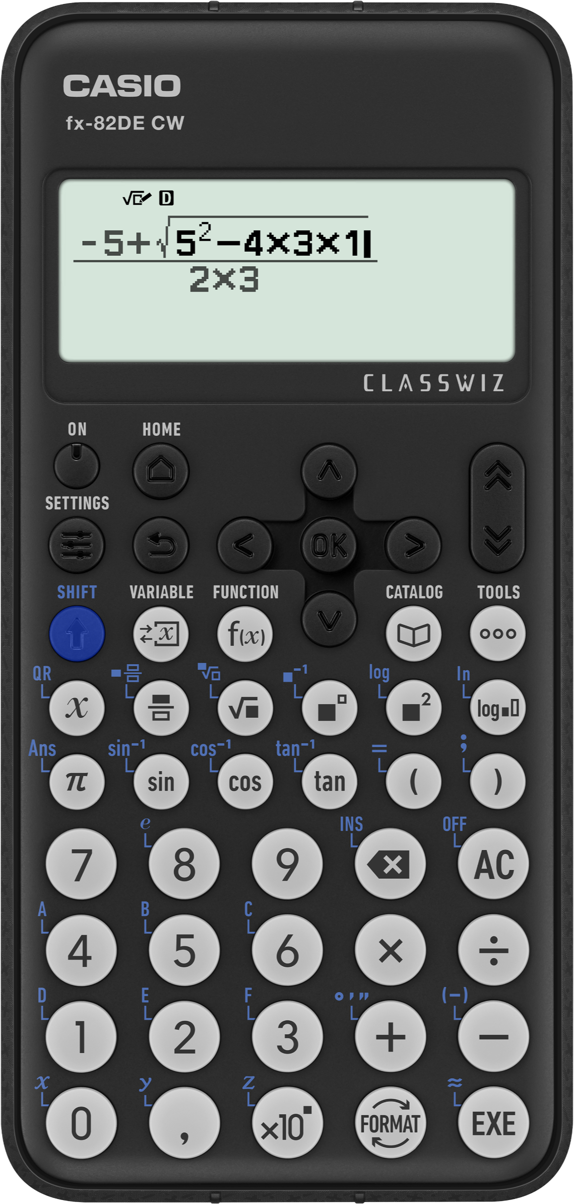 Casio FX-82DE CW technisch-wissenschaftlicher Schultaschenrechner